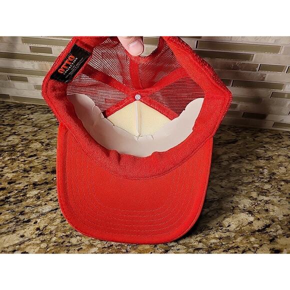 Rare Vintage Red & White Meshback BMX Trickstars Snapback Hat Autographed Auto - Picture 10 of 11